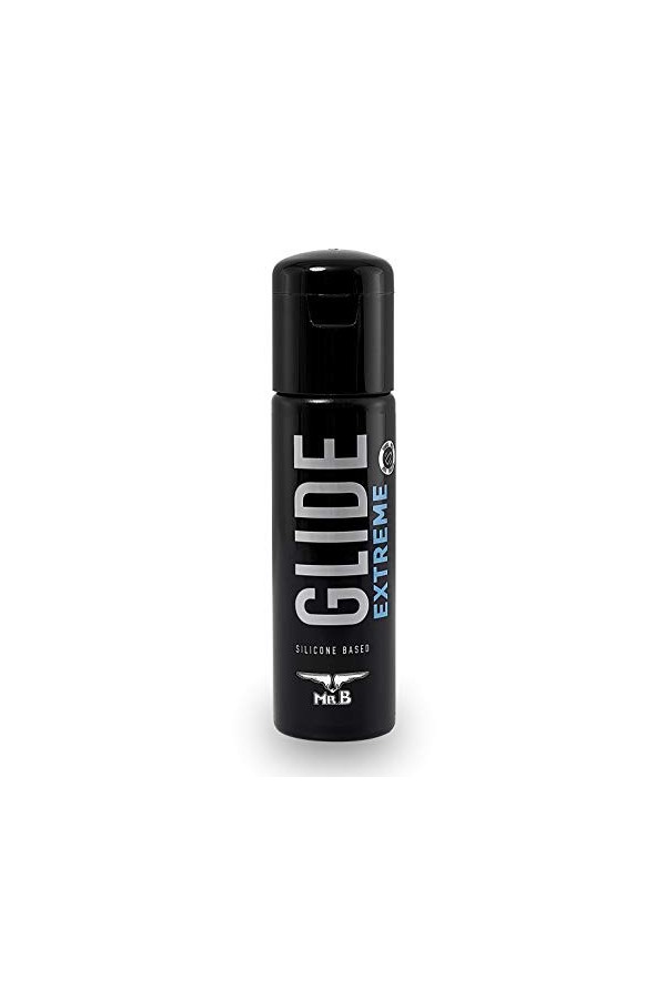 Mister B GLIDE Extreme - Lubrifiant Désensibilisant à base de Silicone, 100 ml & LUBE Extreme - Lubrifiant Désensibilisant à 