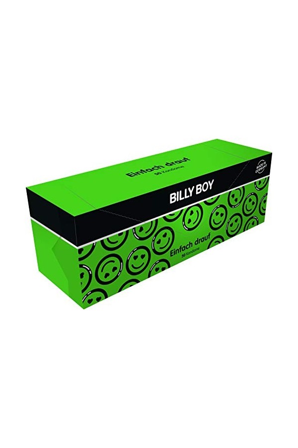 Billy Boy Easy Drauf Lot de 50 préservatifs Transparent