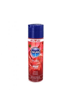 B0853VCD8G Lubrifiant à base deau aromatisé à la fraise pour la santé sexuelle compatible avec les préservatifs avec techn