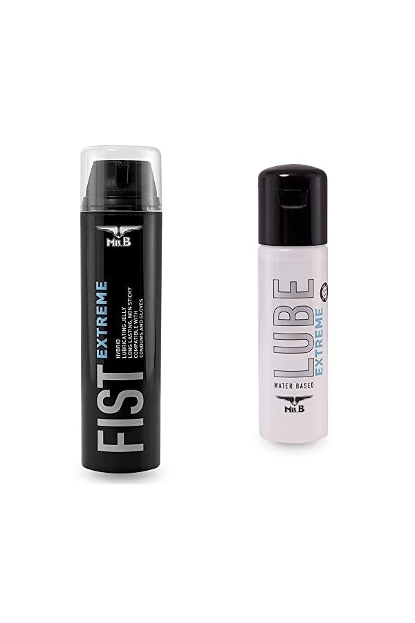Gleitmittel - Mister B FIST EXTREME Lube 200 ml Lubricant auf Silikon Basis & Mister B LUBE Extreme - Lubrifiant Désensibilis