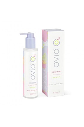 Lubrifiant au silicone OVIO - Lubrification personnelle longue durée à base de silicone - Non collant et sans carbomères, par
