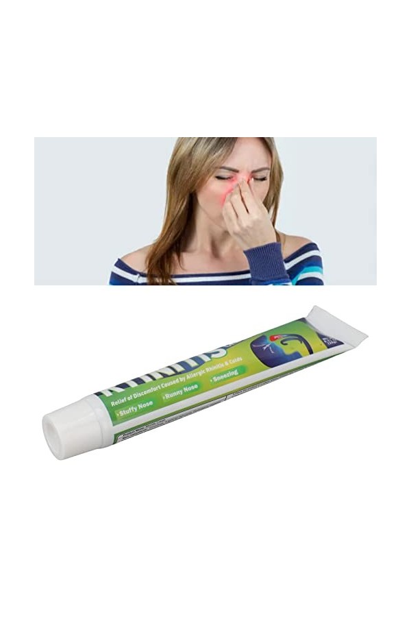 20g CrèMe de Soin de la Rhinite Soulagement des Allergies IngréDients SûRs Gel Nasal Lubrifiant à Faible Anaphylaxie pour les