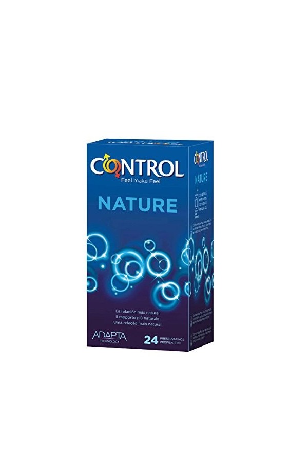 Control 4321 Préservatifs Nature Boîte de 24 Transparent
