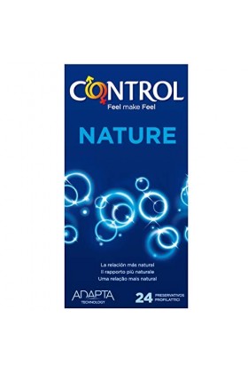 Control 4321 Préservatifs Nature Boîte de 24 Transparent