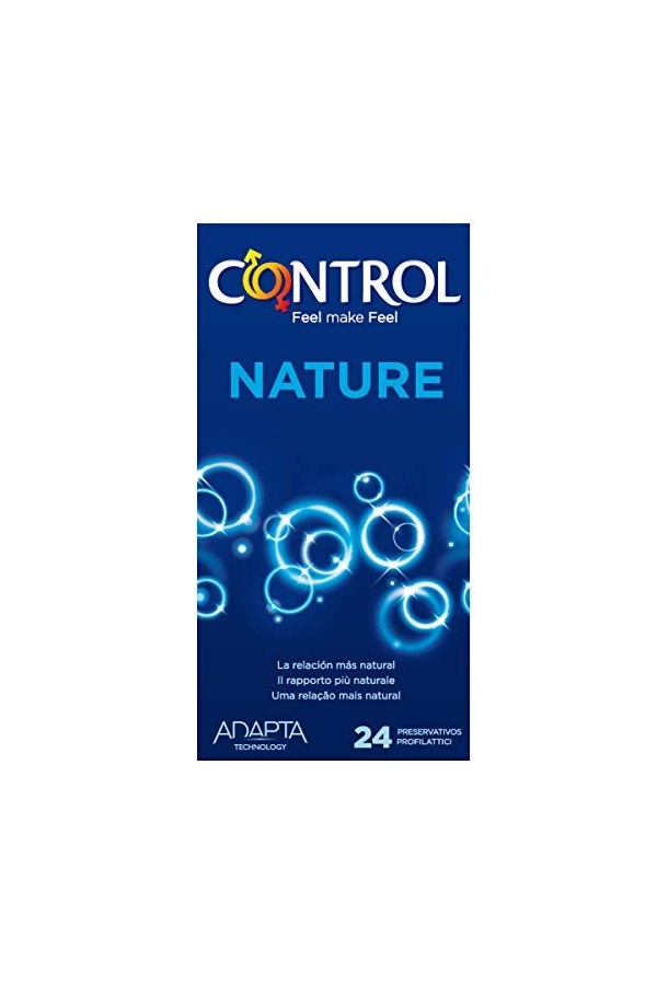 Control 4321 Préservatifs Nature Boîte de 24 Transparent