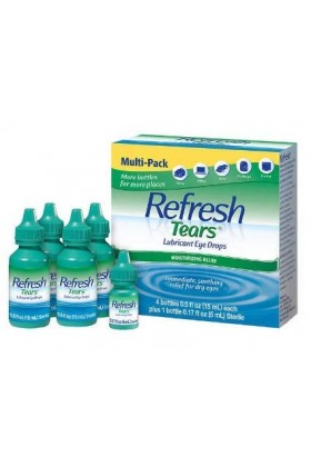 Refresh Tears Lubricant Eye Drops Multi-Pack, 65 ml.