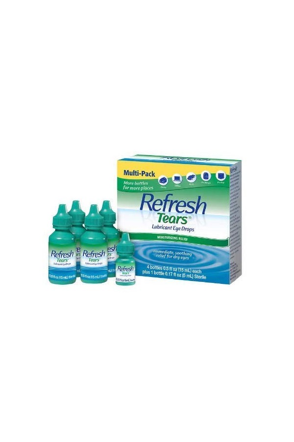 Refresh Tears Lubricant Eye Drops Multi-Pack, 65 ml.