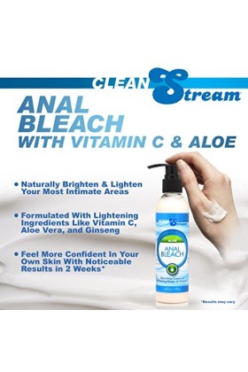 CleanStream Eau de Javel Anal avec de la Vitamine C/lAloe Vera