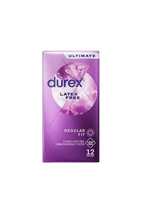 Durex Lot de 12 préservatifs sans latex