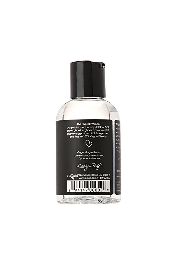 Sliquid silicone lube glycerine & paraben free - 4.2 oz bottle