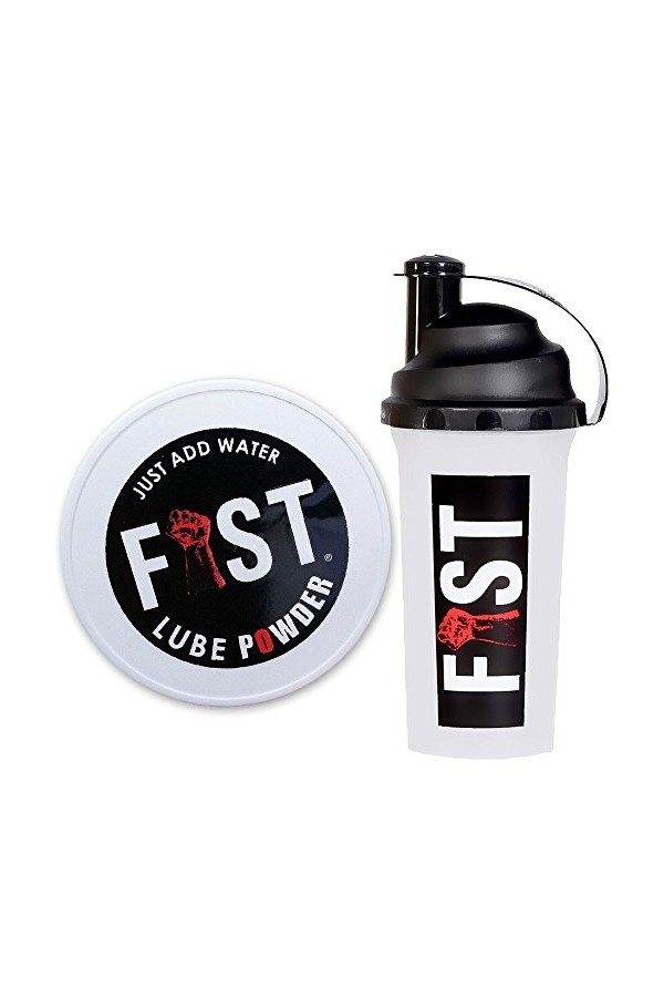 Poudre Fist Lube et Shaker - Pour gel de fisting - Jusquà 10&nbsp;l