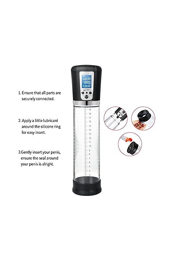 pénî? électrique agrandisseur Pompe à PéNis à Eau Pénis Extenseur Agrandisseur dexercice de Pompe à Vide de pénis électrique