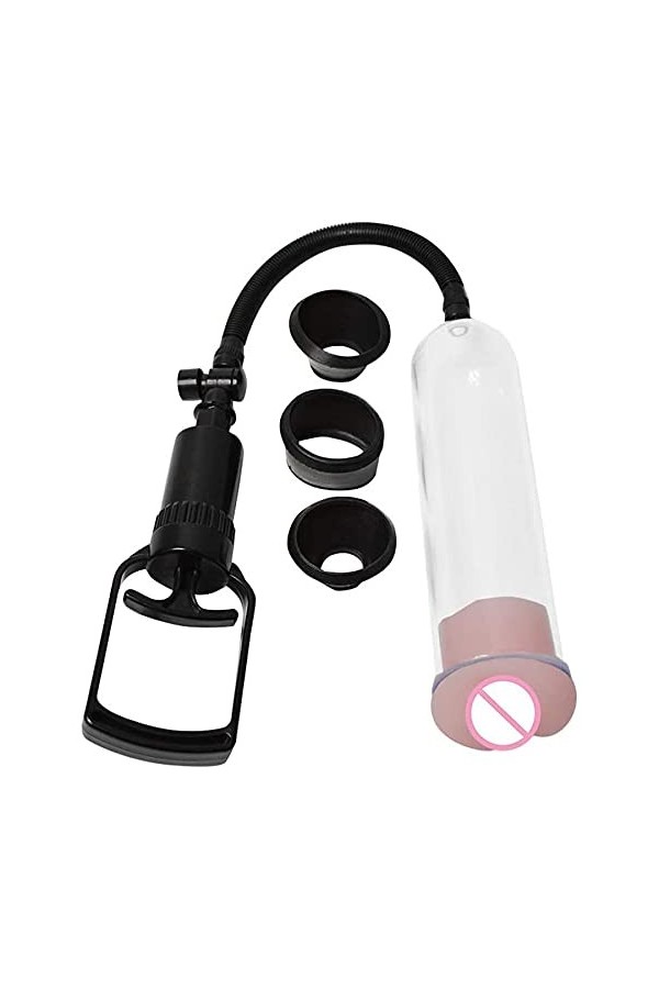 ensemble de tasses davion à lérection pour hommes Pompe Pénis Agrandissement Vacuum Manuelle,Masturbâteur Homme Augmenter e