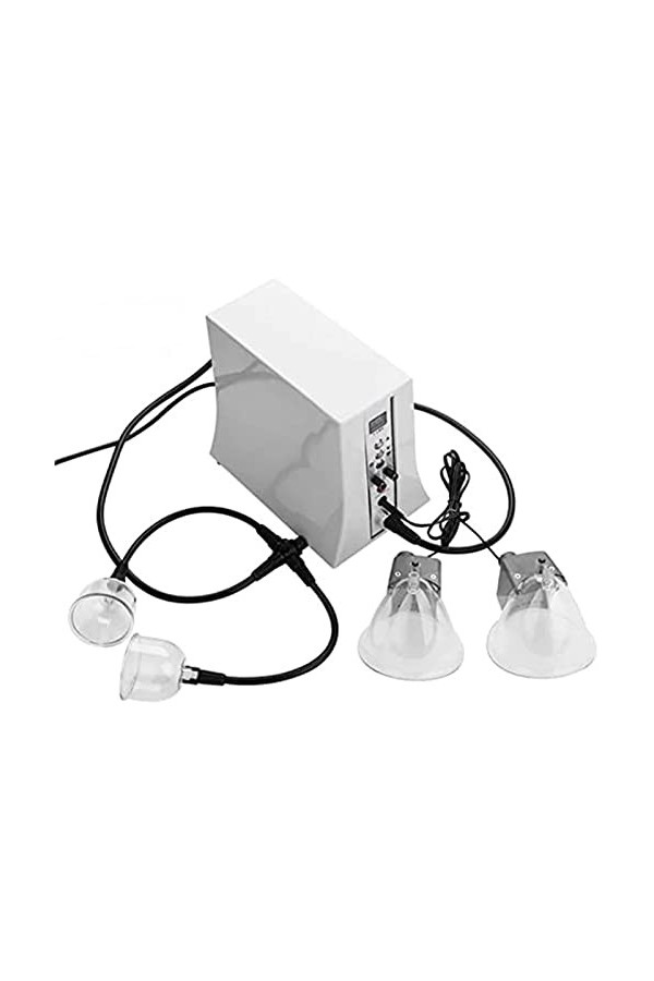 HSRG Masseur De Thérapie sous Vide, Tasse De Pompe Dagrandissement du Sein Portable, Machine De Levage des Fesses, Drainage 