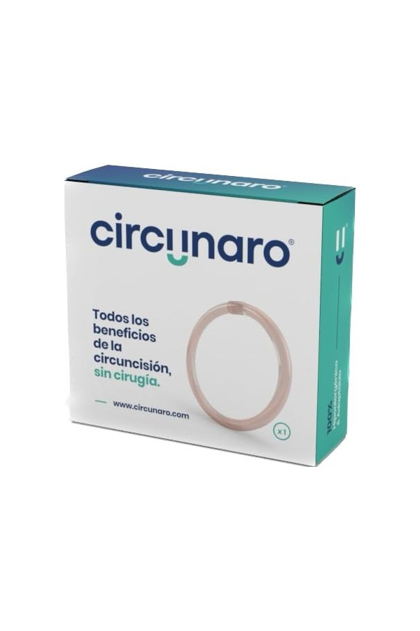 CIRCUNARO - Anneau anti-éjaculation précoce, élastique, inoffensif et hypoallergénique, 100% silicone de qualité médicale pou