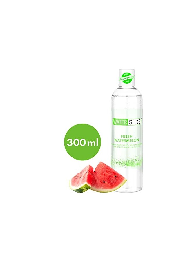 Gel lubrifiant Waterglide parfum pastèque, trés forte lubrification, 300ml