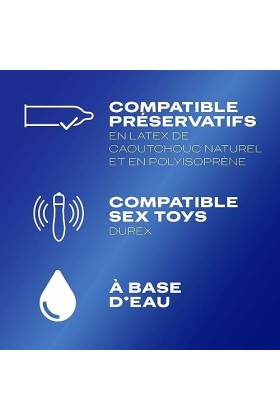 Durex Gels Lubrifiants - Lot de 4 Gels 50ml 2 Gliss & 2 Sensitive 