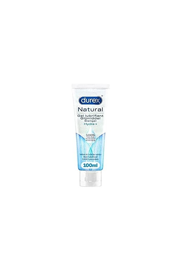 DUREX Lot de 2 Gels Durex Play - Lubrifiant Naturel à lAcide Hyaluronique - 100ml