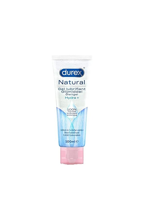 DUREX Lot de 2 Gels Durex Play - Lubrifiant Naturel à lAcide Hyaluronique - 100ml