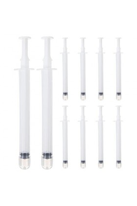 Healeved 10 Pièces Applicateur de Lubrifiant Lubrifiant Personnel Tube Tireur Anal Vaginal Lanceur Liquide Médecine Injecteur