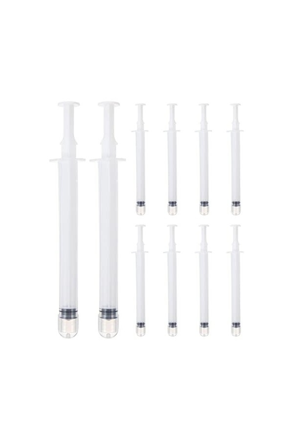 Healeved 10 Pièces Applicateur de Lubrifiant Lubrifiant Personnel Tube Tireur Anal Vaginal Lanceur Liquide Médecine Injecteur
