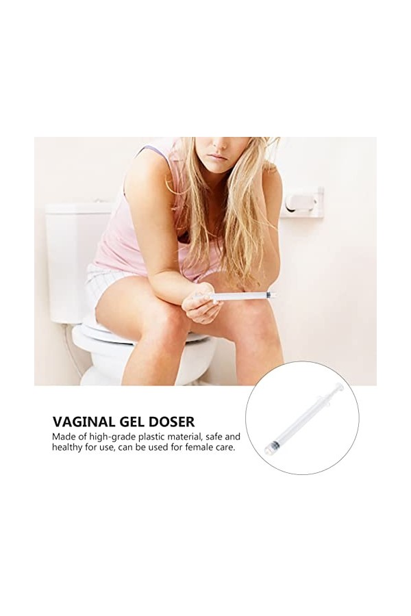 Healeved 10 Pièces Applicateur de Lubrifiant Lubrifiant Personnel Tube Tireur Anal Vaginal Lanceur Liquide Médecine Injecteur