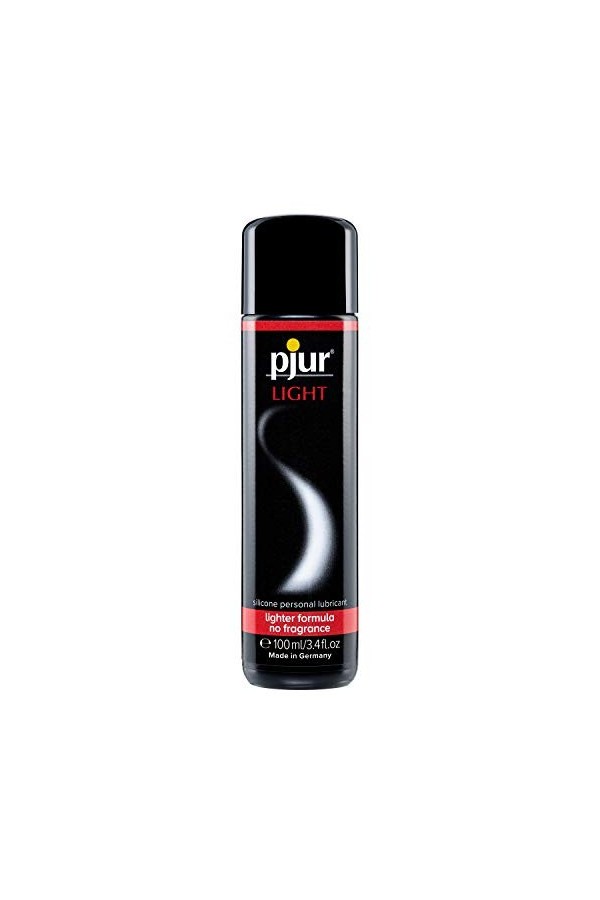 pjur LIGHT - Gel lubrifiant et de massage à base de silicone - Formule légère pour une lubrification extra longue durée 100m