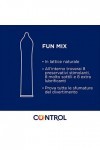 Control Fun Mix préservatifs fins, stimulants et extralubrifiés - 24 préservatifs