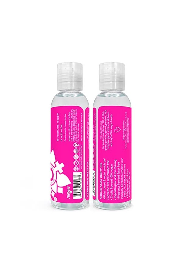 Sliquid Naturals Sassy Glycérine Free Anal Gel lubrifiant 59 ml