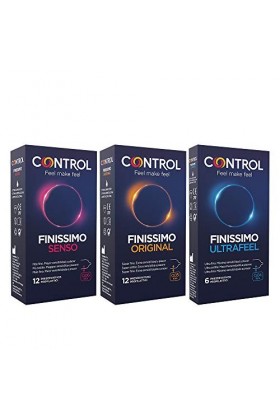 Control Super Feeling Mix Coffret préservatifs fins assortis - 30 préservatifs