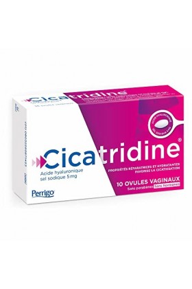 Cicatridine – Ovules vaginaux - favorise la Cicatrisation de la zone intime vulvo vaginale – sécheresse intime - Acide Hyalur
