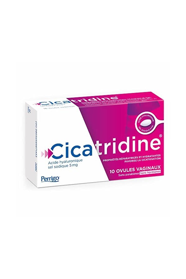 Cicatridine – Ovules vaginaux - favorise la Cicatrisation de la zone intime vulvo vaginale – sécheresse intime - Acide Hyalur