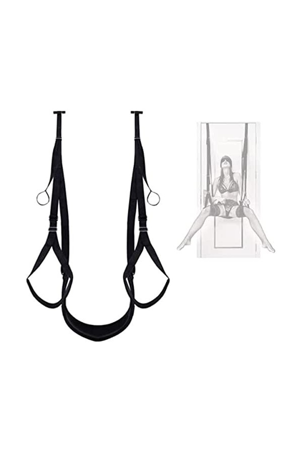 Balançoire de porte avec siège, sangle de cuisse ??x T?ys Sèxtôyse confortable et bracelet pour les couples