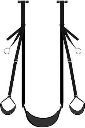 Siège à Bascule De Porte Intérieure en Nylon, Profitez du Yoga Aérien avec Une Position Fixe du Corps. Cadeaux Créatifs