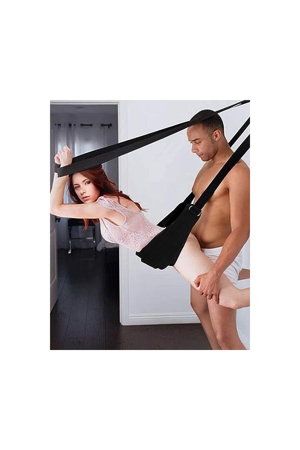 Siège à Bascule De Porte Intérieure en Nylon, Profitez du Yoga Aérien avec Une Position Fixe du Corps. Cadeaux Créatifs