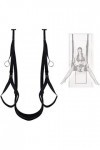 Balançoire de porte avec siège, sangle de cuisse Šèxtôysê Sèxtôyse confortable et bracelet pour les couples