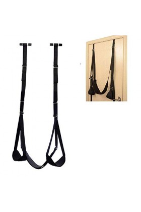 CWT Ensemble d’élingues à suspendre à la porte, durabilité réglable et confort, produit rotatif à 360 degrés pour jeux en cou