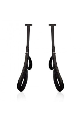 OHUGA Nylon Black Hanging Door Swing Toy Portable Adjustable Swing Belt Whip