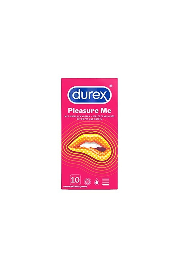 Durex Préservatifs Pleasure Me 10pcs x6
