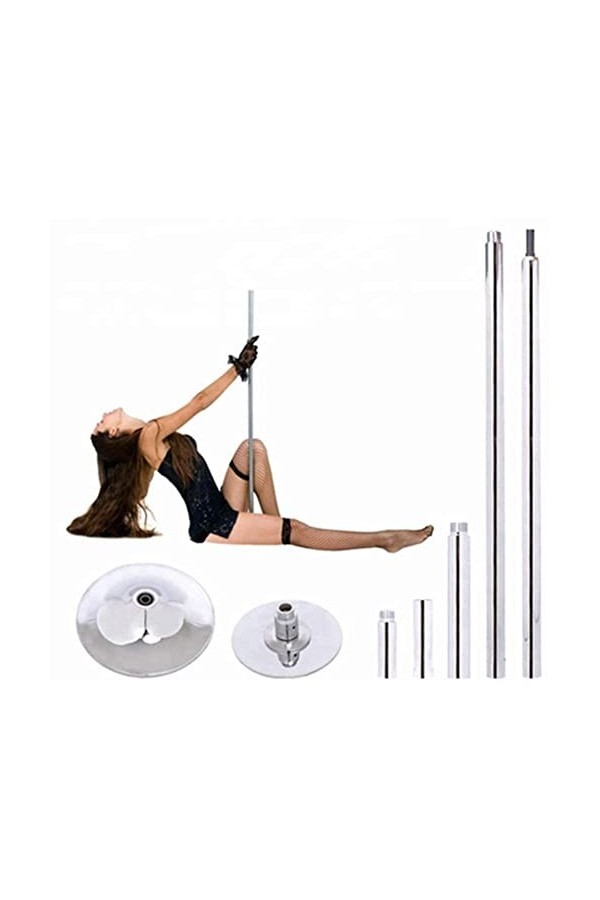 Portable Pole Dancing Pole Spinning Static Dance Pole Hauteur réglable Professional 45mm Dancing Pole pour lexercice, Le Clu