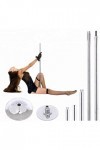 Portable Pole Dancing Pole Spinning Static Dance Pole Hauteur réglable Professional 45mm Dancing Pole pour lexercice, Le Clu
