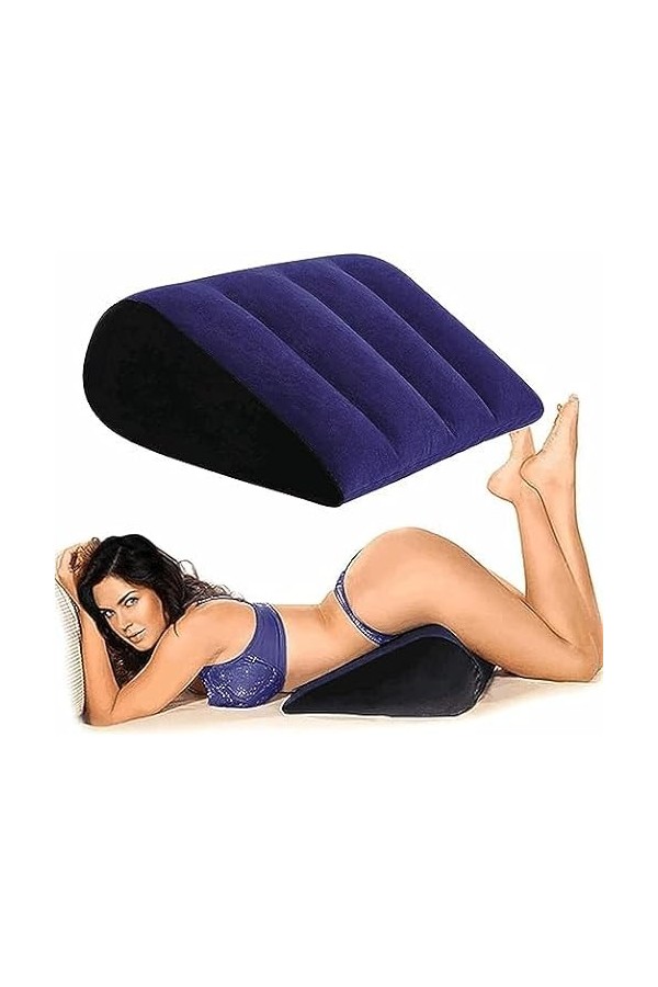 Oreiller gonflable pour adulte Jeux Triangle Coussin auxiliaire Spot Position Aide au lit Cale marine Oreiller de soutien por