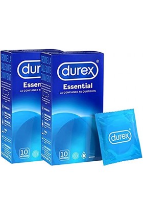 Durex - Préservatifs Extra Lubrifiés – Epais - 20 Préservatifs