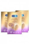 Durex - Préservatifs Nude Sans Latex - Sensation Peau contre Peau - 80 pièces