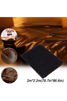 Draps noirs couple feuilles sexy jeu reine extra large feuilles imperméables et hypoallergéniques