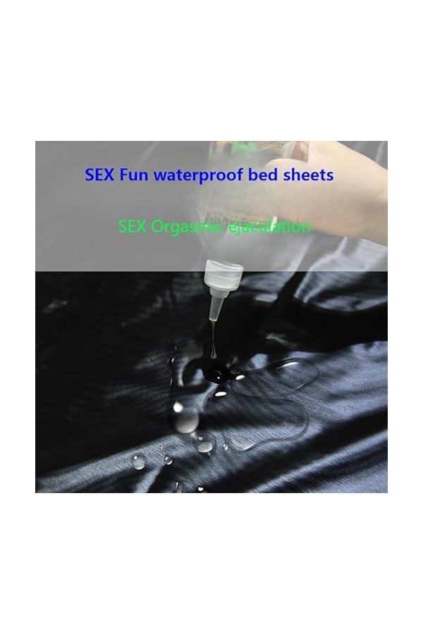 WALY-SEXME draps de Sexe imperméables 150cm*220cm, Massage et Flirt, imperméables et faciles à Nettoyer