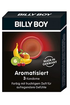Billy Boy Lot de 3 préservatifs aromatiques