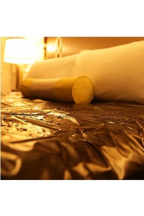 Noir Draps imperméables à leau Adult Couple Passion Products,Coussin de massage à lhuile intérieure,Draps de lit en caoutch