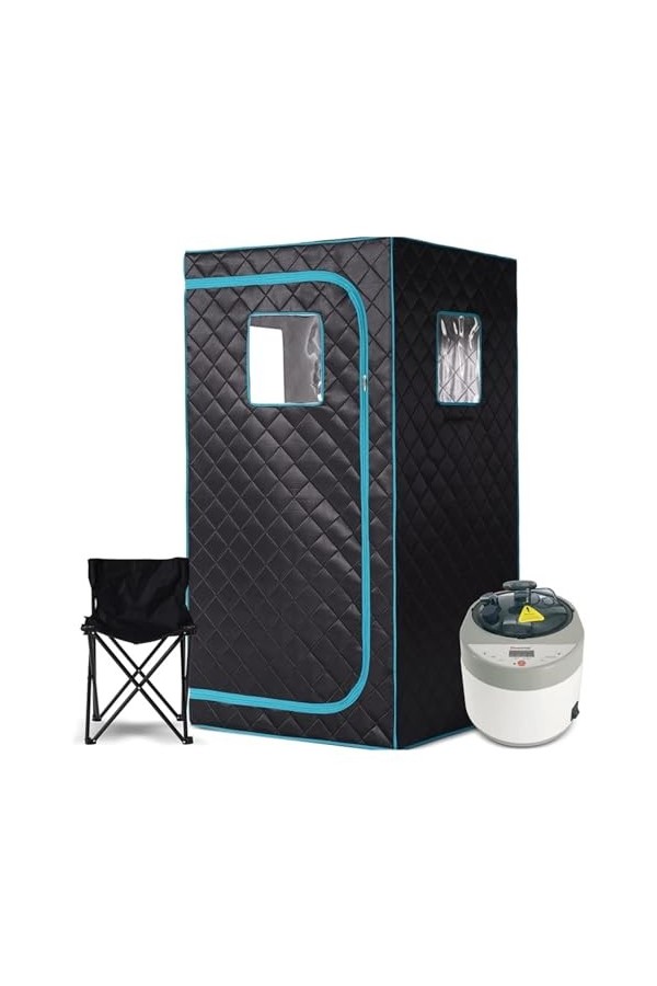 Couverture de sauna portable Sauna à vapeur domestique, machine bénéfique for la peau 4,0 L, bain amincissant, spa, santé, jo