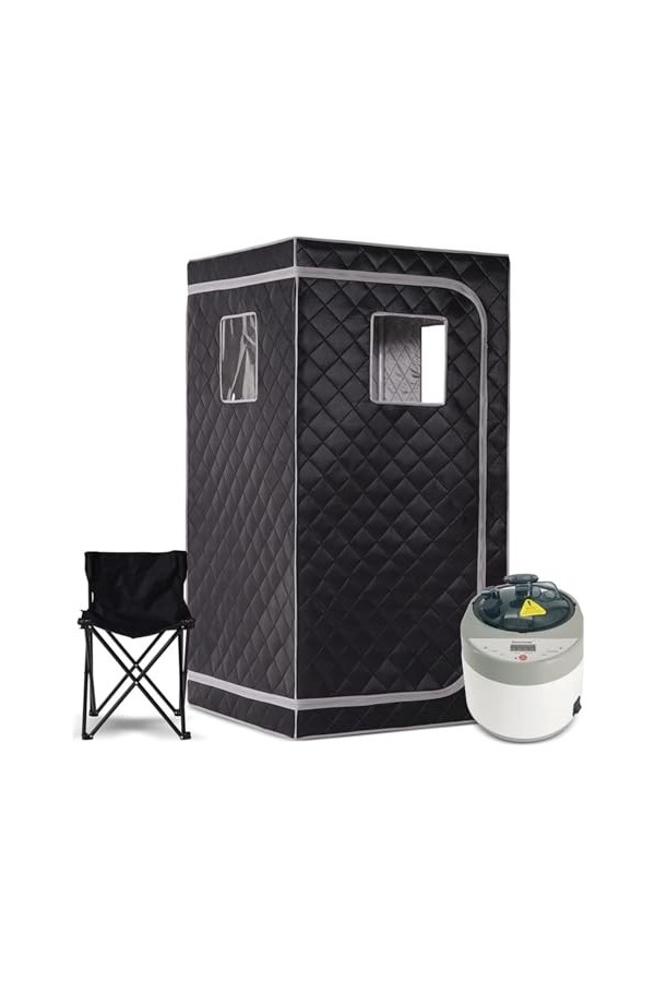 Couverture de sauna portable Sauna à vapeur domestique, machine bénéfique for la peau 4,0 L, bain amincissant, spa, santé, jo
